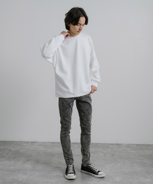 Rocky Monroe(ロッキーモンロー)の「スーパーストレッチ スキニーデニムパンツ(デニムパンツ・メンズ・ライトブラック/ブラック/ライトブルー/インディゴブルー/ライトインディゴブルー・LL/M/L)」の9枚目の写真