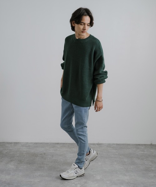 Rocky Monroe(ロッキーモンロー)の「スーパーストレッチ スキニーデニムパンツ(デニムパンツ・メンズ・ライトブラック/ブラック/ライトブルー/インディゴブルー/ライトインディゴブルー・LL/M/L)」の12枚目の写真