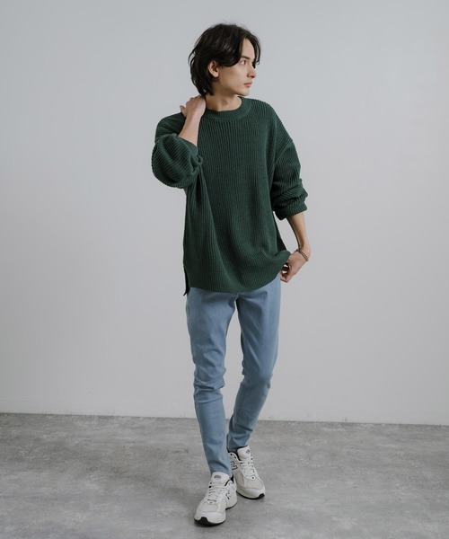 Rocky Monroe(ロッキーモンロー)の「スーパーストレッチ スキニーデニムパンツ(デニムパンツ・メンズ・ライトブラック/ブラック/ライトブルー/インディゴブルー/ライトインディゴブルー・LL/M/L)」の13枚目の写真