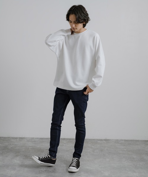 Rocky Monroe(ロッキーモンロー)の「スーパーストレッチ スキニーデニムパンツ(デニムパンツ・メンズ・ライトブラック/ブラック/ライトブルー/インディゴブルー/ライトインディゴブルー・LL/M/L)」の16枚目の写真