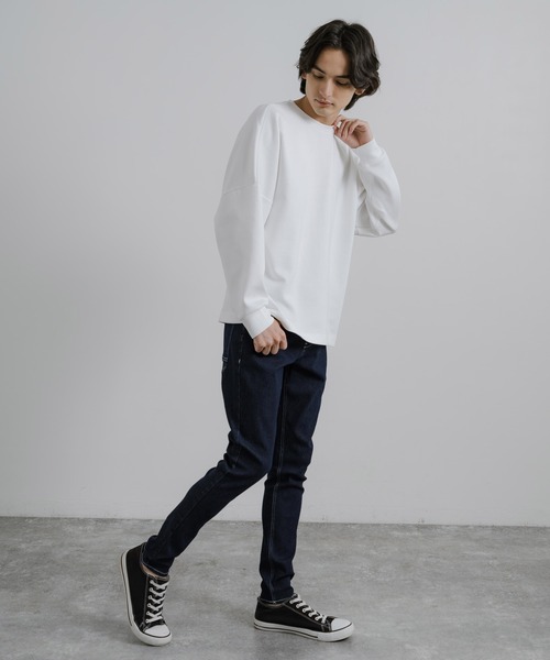 Rocky Monroe(ロッキーモンロー)の「スーパーストレッチ スキニーデニムパンツ(デニムパンツ・メンズ・ライトブラック/ブラック/ライトブルー/インディゴブルー/ライトインディゴブルー・LL/M/L)」の17枚目の写真