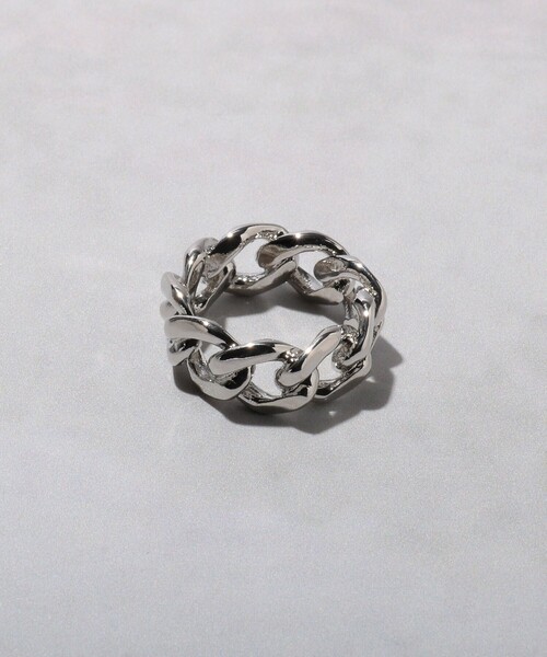 tk.TAKEO KIKUCHI（ティーケータケオキクチ）の「◆チェーンリング（リング・メンズ・シルバー/シルバー系2/ゴールド/シルバー系/シルバー系1/ブラック系1・13/17）」の3枚目の写真