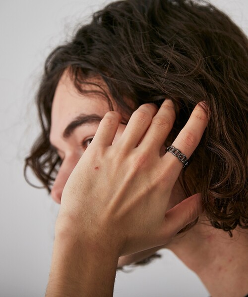 tk.TAKEO KIKUCHI（ティーケータケオキクチ）の「◆チェーンリング（リング・メンズ・シルバー/シルバー系2/ゴールド/シルバー系/シルバー系1/ブラック系1・13/17）」の15枚目の写真