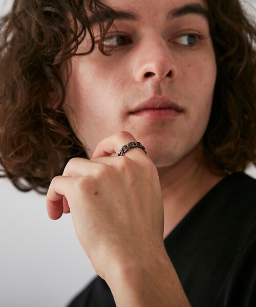 tk.TAKEO KIKUCHI（ティーケータケオキクチ）の「◆チェーンリング（リング・メンズ・シルバー/シルバー系2/ゴールド/シルバー系/シルバー系1/ブラック系1・13/17）」の14枚目の写真