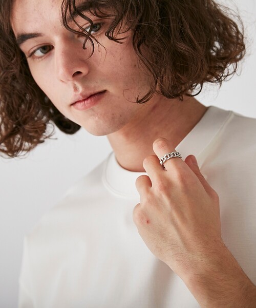 tk.TAKEO KIKUCHI（ティーケータケオキクチ）の「◆チェーンリング（リング・メンズ・シルバー/シルバー系2/ゴールド/シルバー系/シルバー系1/ブラック系1・13/17）」の10枚目の写真