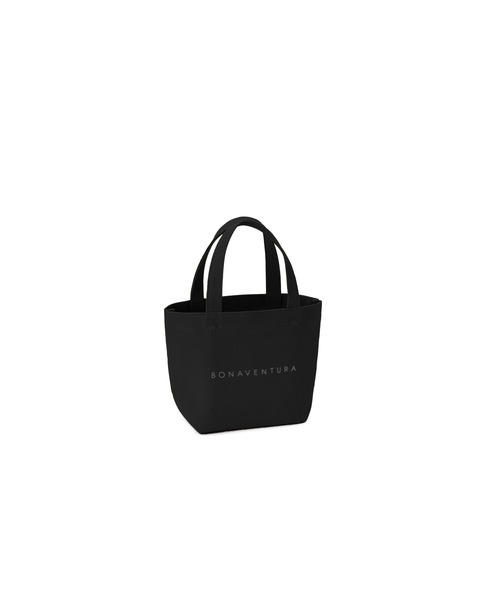 BONAVENTURA ブラック エコバッグ オンライン限定】イージー キャンバス トートバッグ (ミディアム)