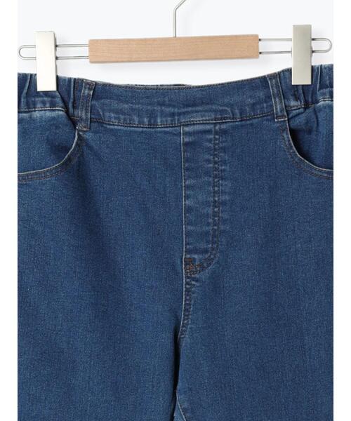 Samansa Mos2（サマンサ モスモス）の「ストレッチデニムスリムパンツ（デニムパンツ・レディース・ネイビー/ブルー・F）」の5枚目の写真