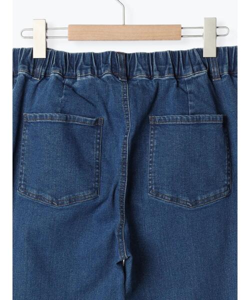 Samansa Mos2（サマンサ モスモス）の「ストレッチデニムスリムパンツ（デニムパンツ・レディース・ネイビー/ブルー・F）」の8枚目の写真