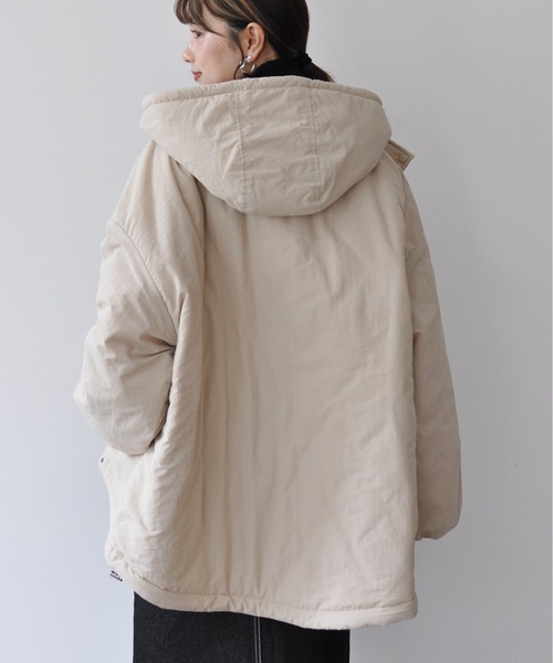 【セール】オーバーサイズ中綿ナイロンモンスターパーカー（ダウンジャケット/コート）｜Meli rich（メリーリッチ）