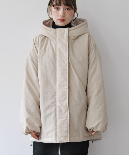 【セール】オーバーサイズ中綿ナイロンモンスターパーカー（ダウンジャケット/コート）｜Meli rich（メリーリッチ）