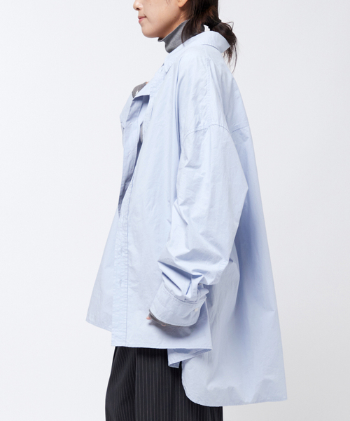 PROVOKE （プロヴォーク）の「【PROVOKE/プロヴォーク】Over size Shirt（シャツ/ブラウス・レディース・サックスブルー・FREE）」の8枚目の写真