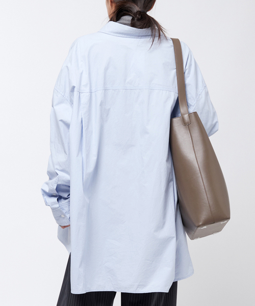 PROVOKE （プロヴォーク）の「【PROVOKE/プロヴォーク】Over size Shirt（シャツ/ブラウス・レディース・サックスブルー・FREE）」の9枚目の写真