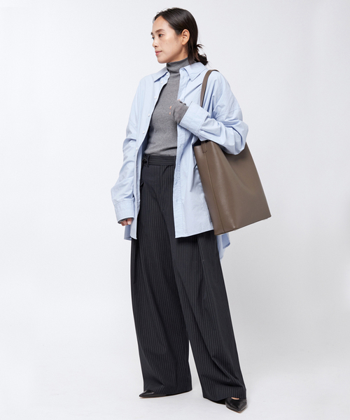 PROVOKE （プロヴォーク）の「【PROVOKE/プロヴォーク】Over size Shirt（シャツ/ブラウス・レディース・サックスブルー・FREE）」の10枚目の写真