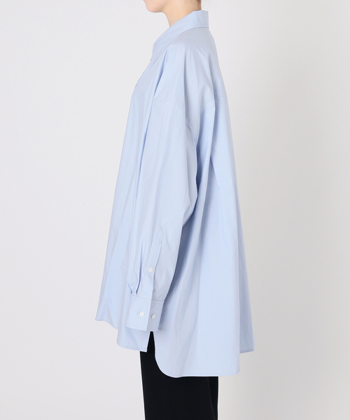 PROVOKE （プロヴォーク）の「【PROVOKE/プロヴォーク】Over size Shirt（シャツ/ブラウス・レディース・サックスブルー・FREE）」の14枚目の写真