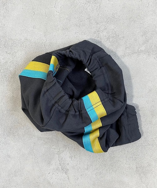 BIG FIELD（ビッグフィールド）の「カラーテープスウェットロングパンツ（80～150cm）（スウェットパンツ・キッズ・ブルー/オフホワイト/チャコール/ブラウン・120/130/150/80/90/110/95/100/140）」の12枚目の写真