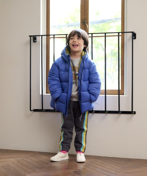 BIG FIELD（ビッグフィールド）の「カラーテープスウェットロングパンツ（80～150cm）（スウェットパンツ・キッズ・ブルー/オフホワイト/チャコール/ブラウン・120/130/150/80/90/110/95/100/140）」の19枚目の写真