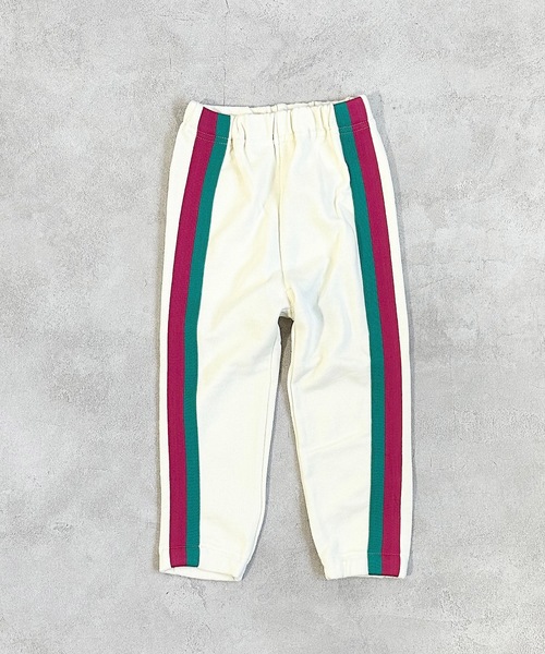 BIG FIELD（ビッグフィールド）の「カラーテープスウェットロングパンツ（80～150cm）（スウェットパンツ・キッズ・ブルー/オフホワイト/チャコール/ブラウン・120/130/150/80/90/110/95/100/140）」の21枚目の写真
