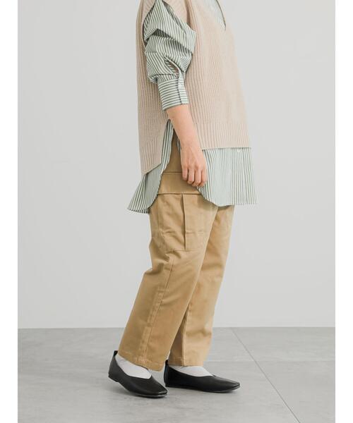 Lugnoncure（ルノンキュール）の「ツイルカーゴパンツ（カーゴパンツ・レディース・オフホワイト/ベージュ/カーキ・F）」の9枚目の写真