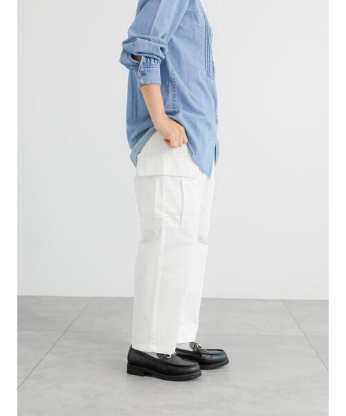 Lugnoncure（ルノンキュール）の「ツイルカーゴパンツ（カーゴパンツ・レディース・オフホワイト/ベージュ/カーキ・F）」の12枚目の写真
