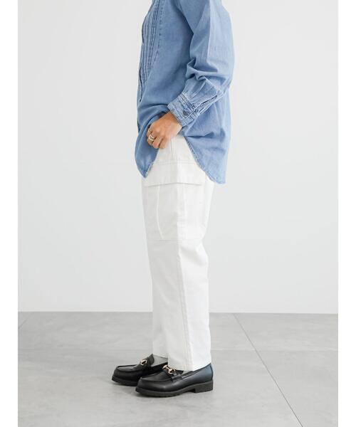 Lugnoncure（ルノンキュール）の「ツイルカーゴパンツ（カーゴパンツ・レディース・オフホワイト/ベージュ/カーキ・F）」の15枚目の写真