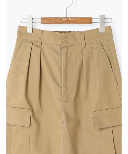 Lugnoncure（ルノンキュール）の「ツイルカーゴパンツ（カーゴパンツ・レディース・オフホワイト/ベージュ/カーキ・F）」の21枚目の写真