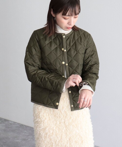 Traditional Weatherwear(トラディショナルウェザーウェア)の「【WEB限定】【Traditional Weatherwear/トラディショナルウェザーウエア】ARKLEY 裏レオパード(その他アウター・レディース・ブラック/カーキ・34/36)」の9枚目の写真