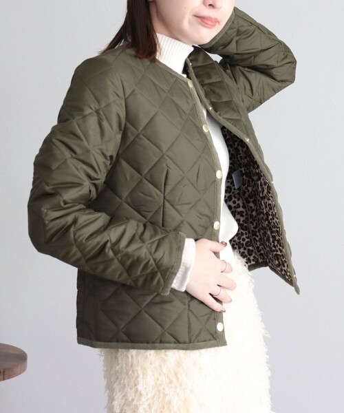 Traditional Weatherwear(トラディショナルウェザーウェア)の「【WEB限定】【Traditional Weatherwear/トラディショナルウェザーウエア】ARKLEY 裏レオパード(その他アウター・レディース・ブラック/カーキ・34/36)」の14枚目の写真