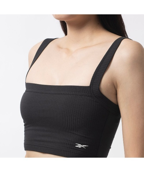 Reebok（リーボック）の「クラシック トレンド キャミ トップス / CL WDE TREND CAMI TOP（キャミソール・レディース・ブラック・X-LARGE/SMALL/LARGE/XX-LARGE/MEDIUM）」の4枚目の写真