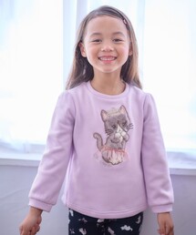 ANY（エニィ）の「裏シャギー アップリケ トレーナー（スウェット・キッズ）」
