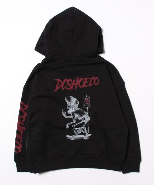 セール】23 KD SKULL PH/DCキッズプルオーバーパーカー