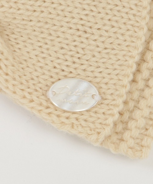 petit main(プティマイン)の「ニットヘアバンド(ヘアバンド・キッズ・ライトピンク/キャメル/アイボリー・FREE)」の7枚目の写真