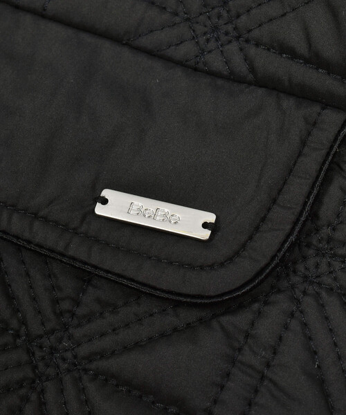 BeBe(ベベ)の「【撥水加工】キルティングタフタロングコート(100~150cm)(その他アウター・キッズ・ブラック/ベージュ・100cm/140cm/130cm/120cm/150cm/110cm)」の15枚目の写真