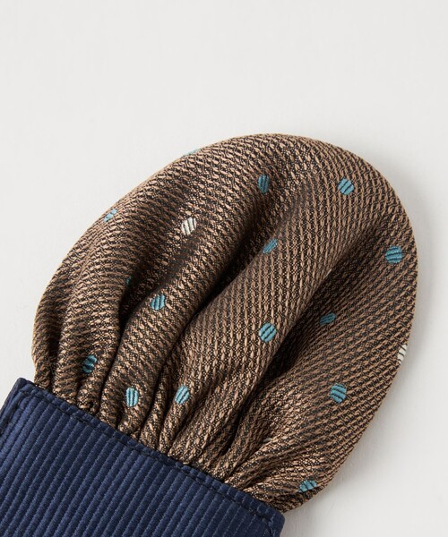 GREEN LABEL RELAXING スーツ130cm＆ネクタイチーフセット セール】ネクタイチーフセット/ ドット ML（ネクタイ）｜green