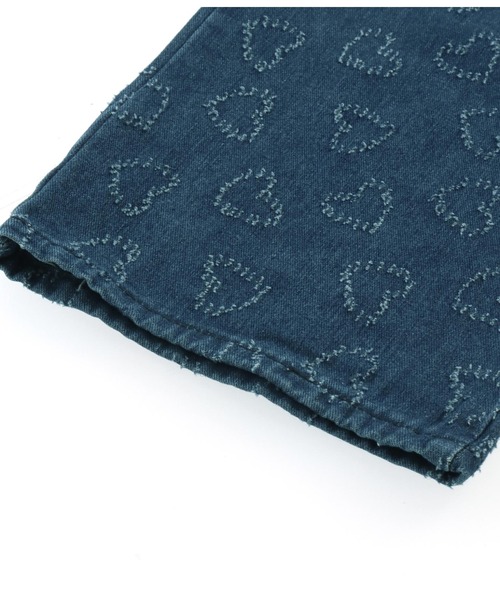 CHILLE（チル）の「ハート　デニムストレートパンツ（デニムパンツ・レディース・ブルー・M/S）」の16枚目の写真