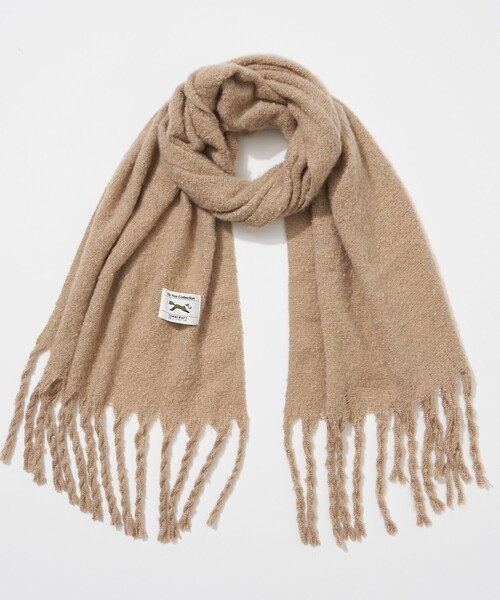 TOWNCRAFT（タウンクラフト）の「TOWN CRAFT/タウンクラフト 別注 ソリッド ボリュームマフラー（マフラー・メンズ・ブラック/ベージュ/グリーン/オレンジ/ブルー/ブラウン・ﾌﾘ-）」の3枚目の写真