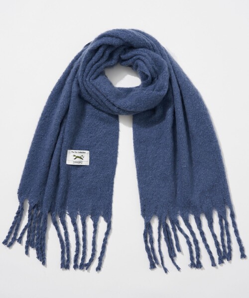 TOWNCRAFT（タウンクラフト）の「TOWN CRAFT/タウンクラフト 別注 ソリッド ボリュームマフラー（マフラー・メンズ・ブラック/ベージュ/グリーン/オレンジ/ブルー/ブラウン・ﾌﾘ-）」の5枚目の写真