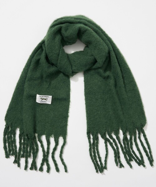 TOWNCRAFT（タウンクラフト）の「TOWN CRAFT/タウンクラフト 別注 ソリッド ボリュームマフラー（マフラー・メンズ・ブラック/ベージュ/グリーン/オレンジ/ブルー/ブラウン・ﾌﾘ-）」の4枚目の写真