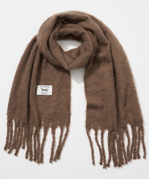 TOWNCRAFT（タウンクラフト）の「TOWN CRAFT/タウンクラフト 別注 ソリッド ボリュームマフラー（マフラー・メンズ・ブラック/ベージュ/グリーン/オレンジ/ブルー/ブラウン・ﾌﾘ-）」の16枚目の写真