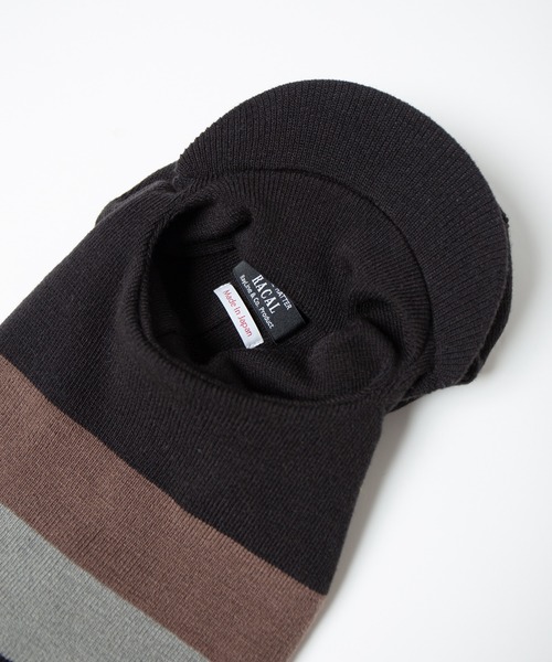 RACAL（ラカル）の「Soft Knit Balaclava Cap / ソフトニット 2way バラクラバ キャップ（ニットキャップ/ビーニー・メンズ・オリーブ/ブラック/カーキ・FREE）」の15枚目の写真