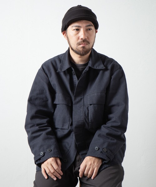 RACAL（ラカル）の「Soft Knit Balaclava Cap / ソフトニット 2way バラクラバ キャップ（ニットキャップ/ビーニー・メンズ・オリーブ/ブラック/カーキ・FREE）」の19枚目の写真
