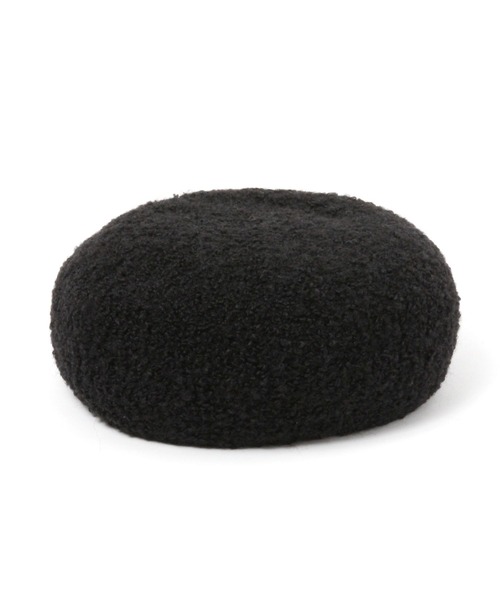 studio CLIP(スタディオクリップ)の「【抗菌防臭】くるくるふんわりベレー帽(ハンチング/ベレー帽・レディース・ブラック/グレー/ベージュ・FREE)」の10枚目の写真