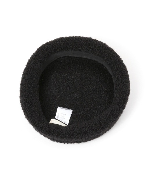 studio CLIP(スタディオクリップ)の「【抗菌防臭】くるくるふんわりベレー帽(ハンチング/ベレー帽・レディース・ブラック/グレー/ベージュ・FREE)」の15枚目の写真