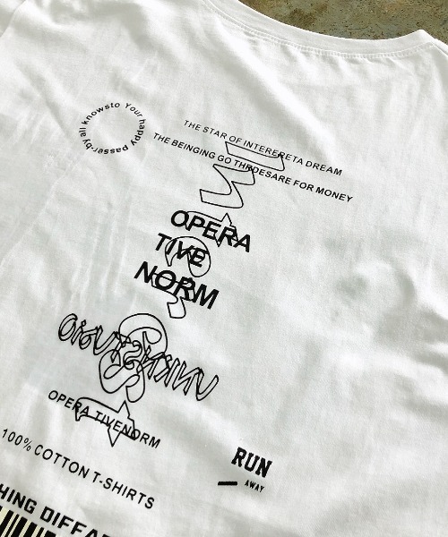 SHEENA(シーナ)の「バックプリントルーズロンT(Tシャツ/カットソー・レディース・ホワイト/グレイッシュベージュ/チャコールグレー/ブラック・M)」の11枚目の写真