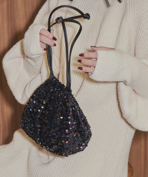 アンテプリマスパンコール巾着bag