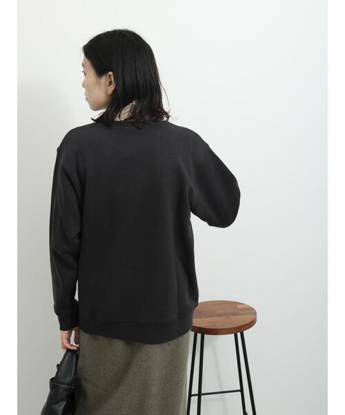 Samansa Mos2 blue（サマンサモスモスブルー）の「裏起毛ロゴスウェット（Tシャツ/カットソー・レディース・オフホワイト/ベージュ/チャコールグレー・F）」の22枚目の写真