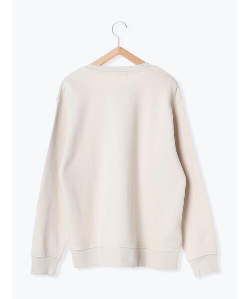 Samansa Mos2 blue（サマンサモスモスブルー）の「裏起毛ロゴスウェット（Tシャツ/カットソー・レディース・オフホワイト/ベージュ/チャコールグレー・F）」の5枚目の写真