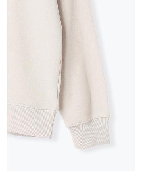 Samansa Mos2 blue（サマンサモスモスブルー）の「裏起毛ロゴスウェット（Tシャツ/カットソー・レディース・オフホワイト/ベージュ/チャコールグレー・F）」の7枚目の写真