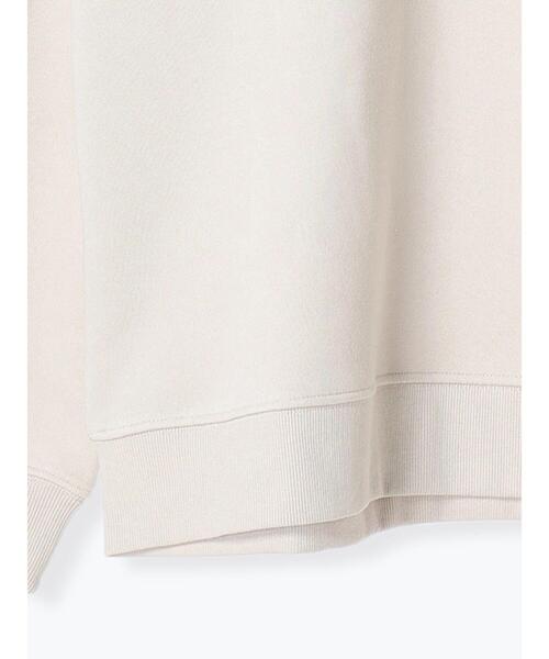 Samansa Mos2 blue（サマンサモスモスブルー）の「裏起毛ロゴスウェット（Tシャツ/カットソー・レディース・オフホワイト/ベージュ/チャコールグレー・F）」の8枚目の写真