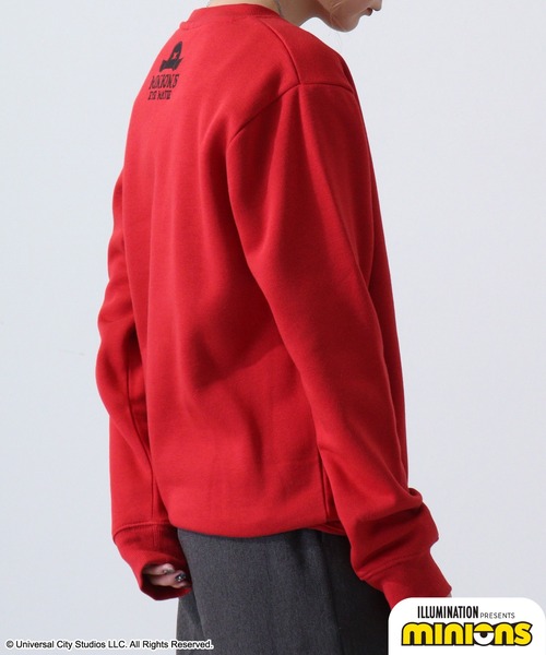 MINIONS（ミニオンズ）の「Minions ミニオンズ/裏起毛 スウェット トレーナー（スウェット・レディース・イエロー系その他/イエロー/レッド/オートミール/ホワイト系その他/ブラック系その他/ネイビー/ブラック・LL/M/L）」の13枚目の写真