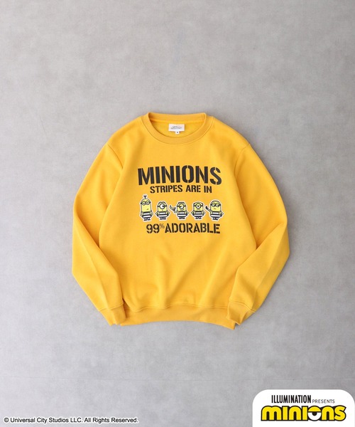 MINIONS（ミニオンズ）の「Minions ミニオンズ/裏起毛 スウェット トレーナー（スウェット・レディース・イエロー系その他/イエロー/レッド/オートミール/ホワイト系その他/ブラック系その他/ネイビー/ブラック・LL/M/L）」の15枚目の写真